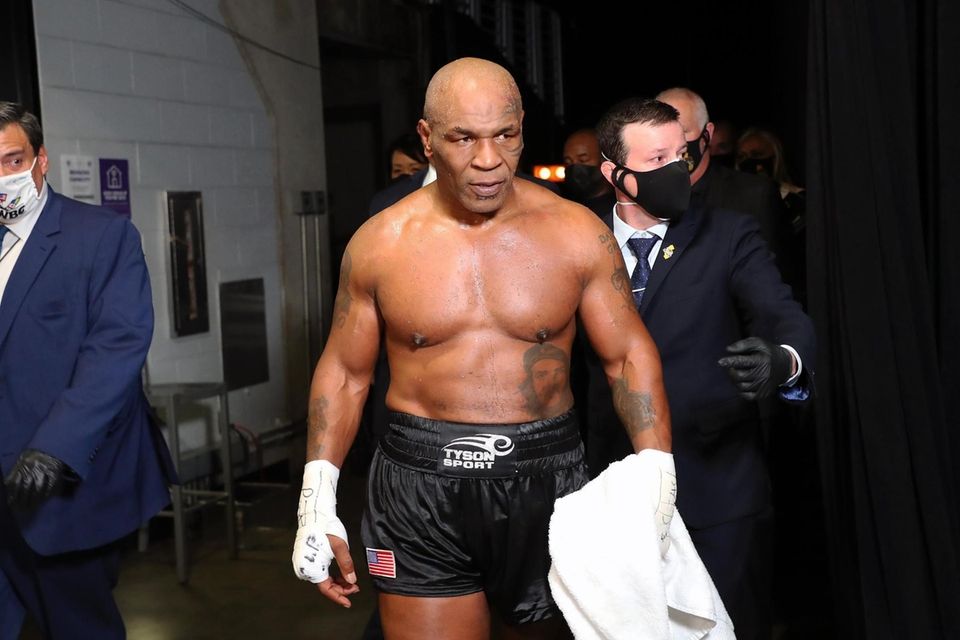 LOS ANGELES, CALIFORNIA - NOVEMBER 28: Mike Tyson