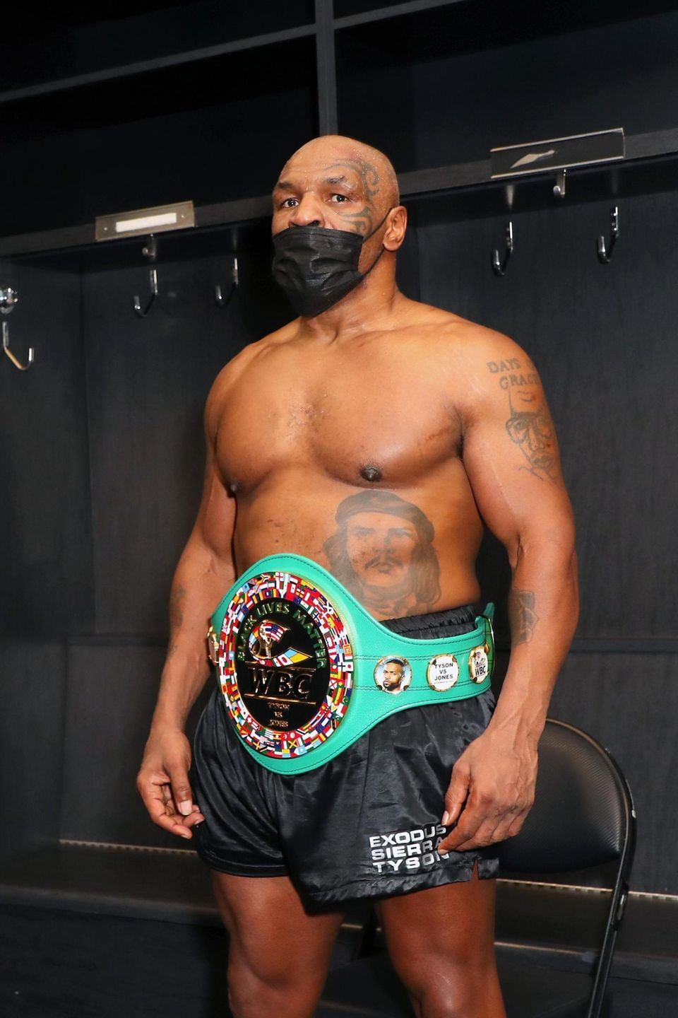 LOS ANGELES, CALIFORNIA - NOVEMBER 28: Mike Tyson