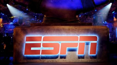 A view of the logo during ESPN The
