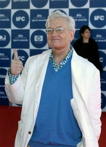 Roger Ebert arrives for the 2004 IFP Independent