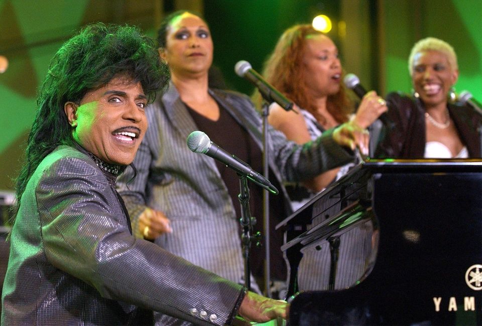 404248 42: Singer Little Richard (L) and the