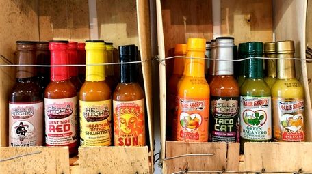 Sayville N Spice sells hundreds of hot sauces,