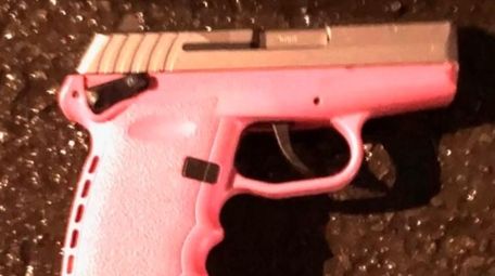 A gun the NYPD said a man fired