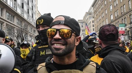 Enrique Tarrio, leader of the Proud Boys, on