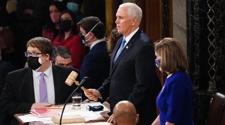 Vice President Mike Pence presides over the Electoral