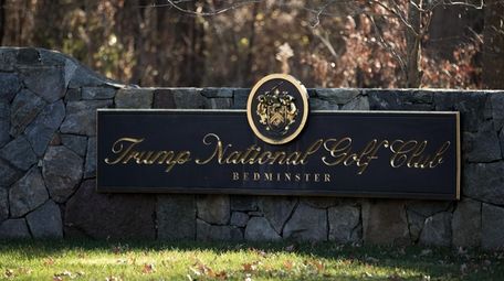 A view of the entrance to Trump National