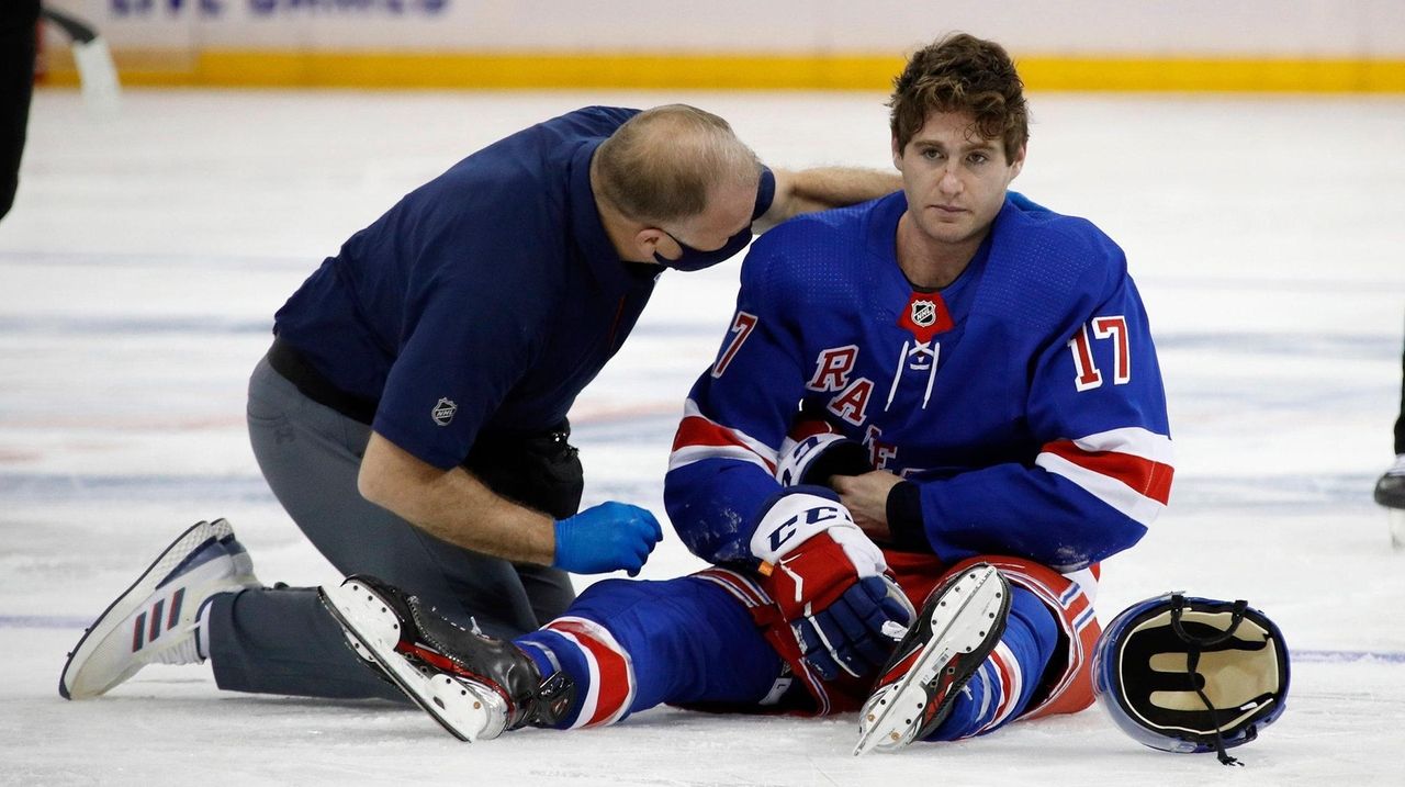 Rangers Lose Kevin Rooney To Injury Suffer Igor Shesterkin Scare Newsday