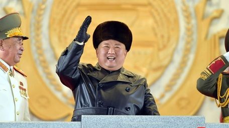 North Korean leader Kim Jong Un attends a