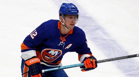 Josh Bailey of the Islanders skates during the