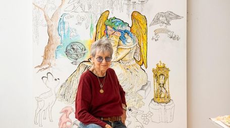East Hampton artist Audrey Flack, here in her