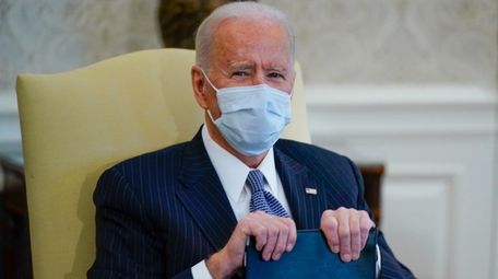 President Joe Biden during his meeting with Democratic