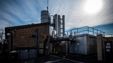 A treatment plant on Marcus Avenue near Lake