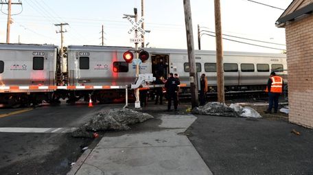 A Long Island Rail Road train fatally struck