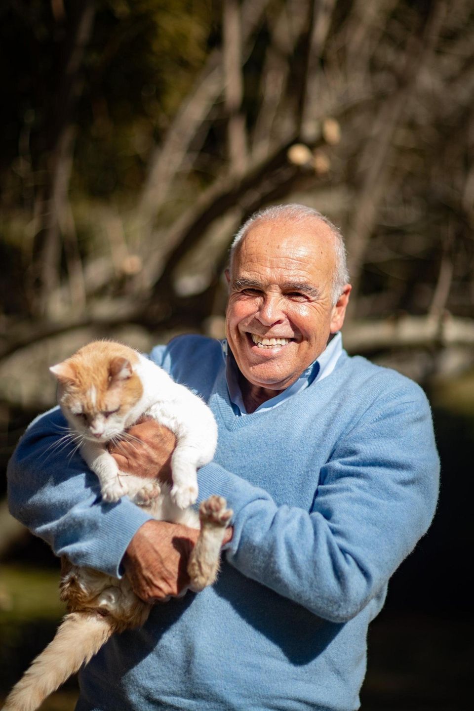 Michael Barcham at his home in Woodbury on