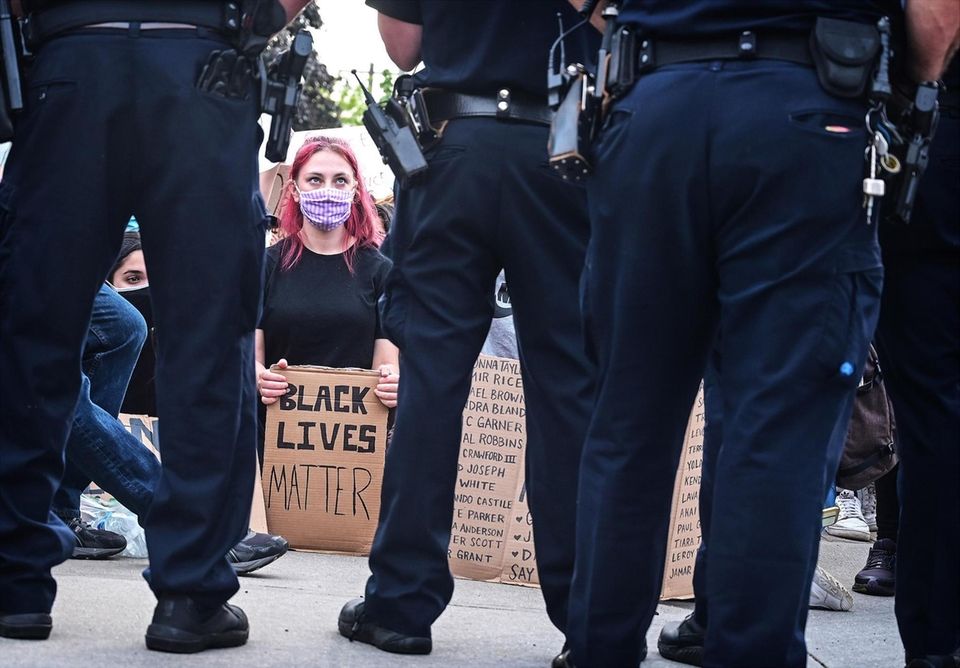 Protestors, and allies of the Black Lives Matter