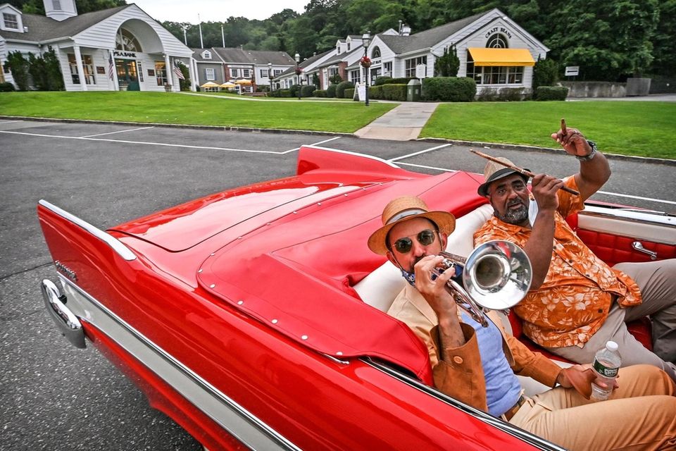 Musicians (Left to right) Thomas Manuel, Trumpet, and