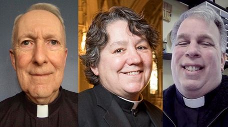 From left, Msgr. Charles R. Fink of Seminary