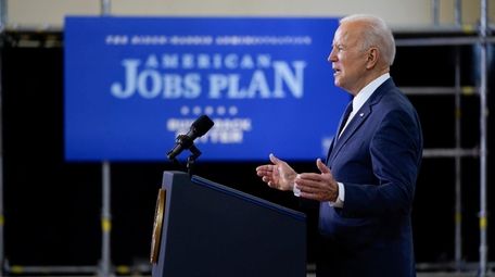 President Joe Biden unveils his infrastructure and jobs