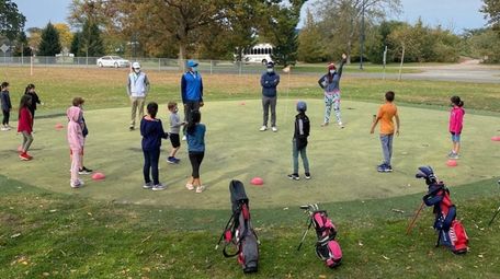 Youngsters participating in the First Tee of Nassau