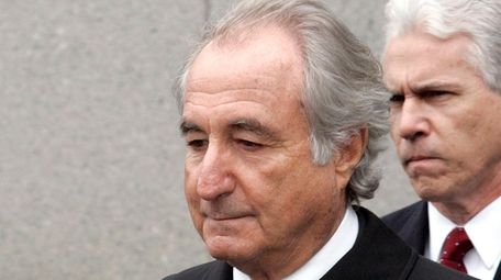 Former financier Bernie Madoff exits federal court in