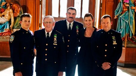 "Blue Bloods" cast members Will Estes, from left,