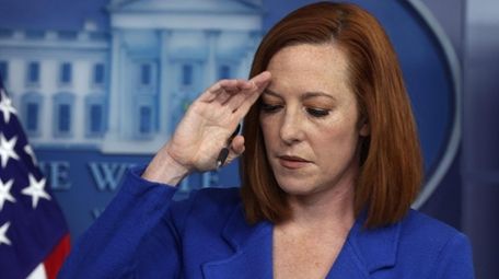 White House press secretary Jen Psaki at a