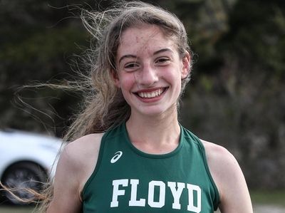 Zariel Macchia of William Floyd shows off her
