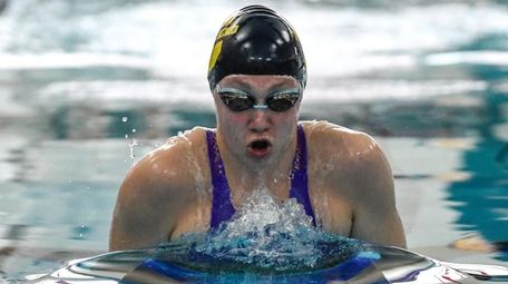 Denise Phelan of Northport-Commack takes the lead during