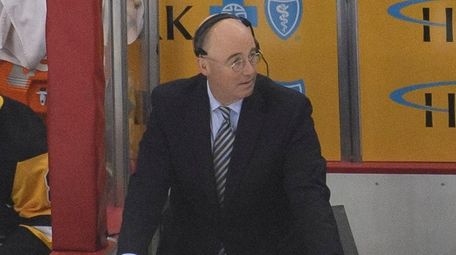 NBC Sports hockey analyst Pierre McGuire during an