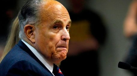 Rudy Giuliani, then-personal lawyer of former president Donald