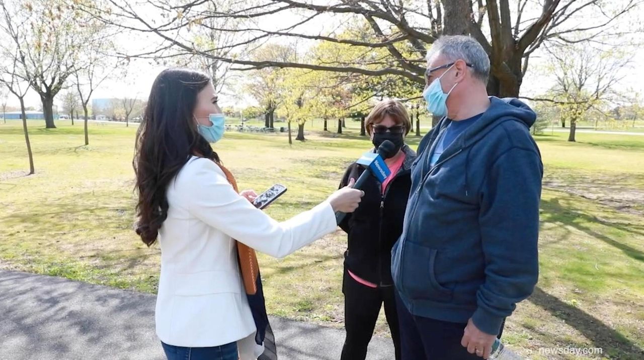 Newsday's Marissa Sarbak took to Eisenhower Park to