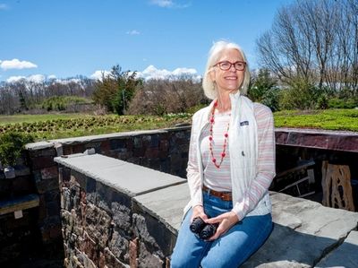 Lucy Cutler, a trustee of the Landcraft Garden