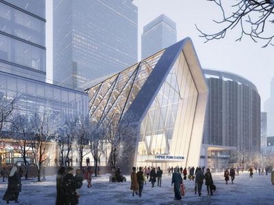 Single-Level Alternative New 33rd Street Entrance at
