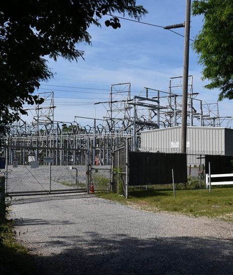 Photo of the PSEG substation on Ruland Road