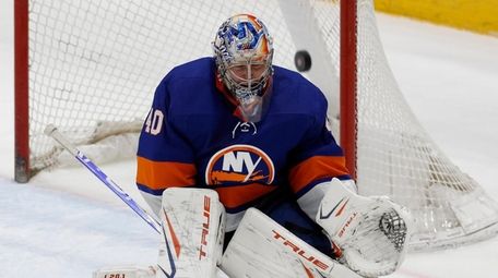 Semyon Varlamov #40 of the New York Islanders