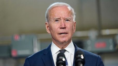 President Joe Biden speaks at Tidewater Community College