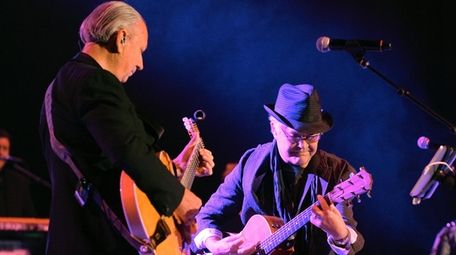 Michael Nesmith, left, and Micky Dolenz of The