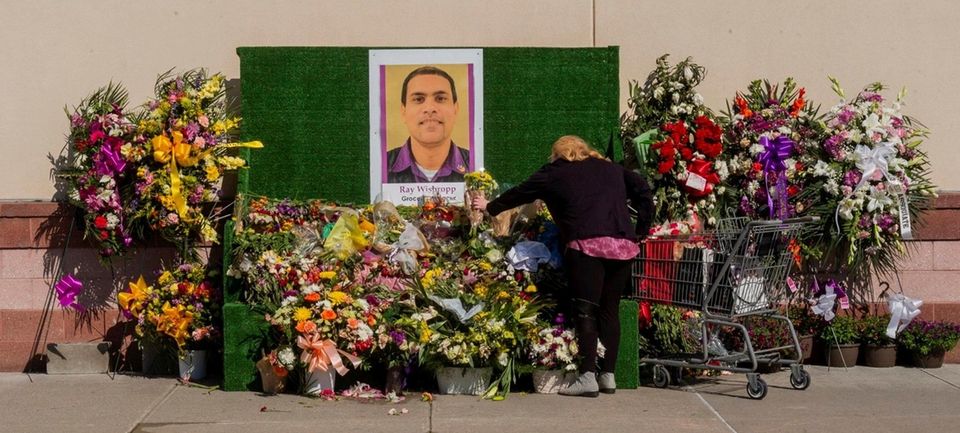 A memorial now sits outside of Stop &