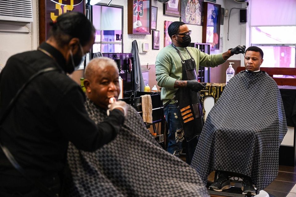 Glynn Heighter, owner of Corporal Heighter's Sports Barbershop,