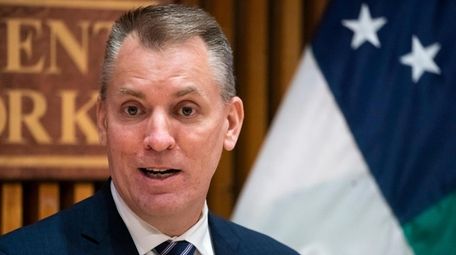 NYPD Commissioner Dermot Shea said he came up