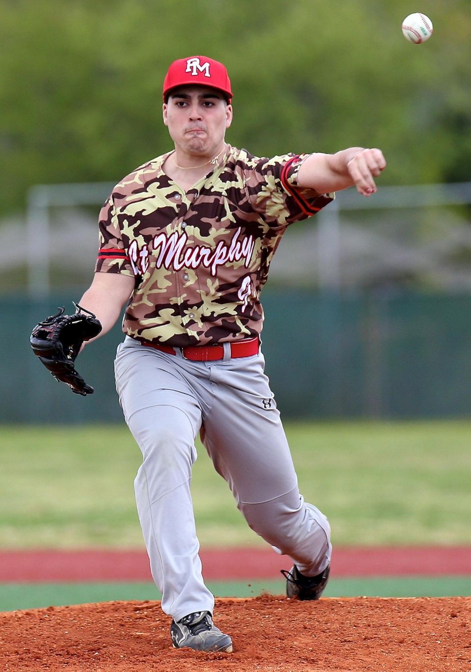 Patchogue Medford starting pitcher Tristin Verni delivers a