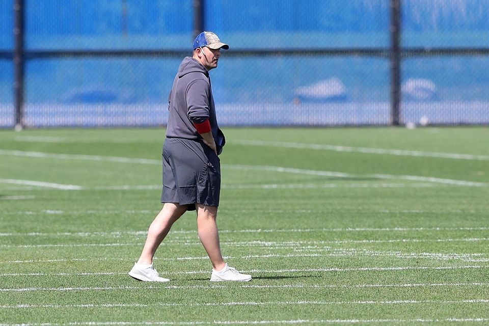 Head Coach Joe Judge of the New York