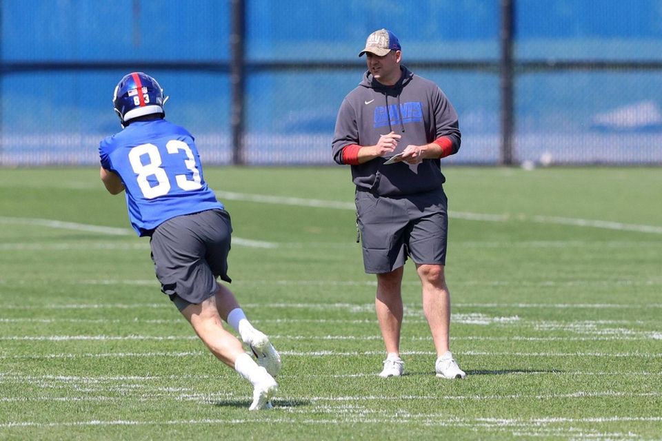 Head Coach Joe Judge of the New York