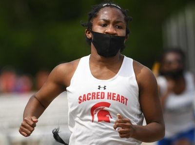Jahmilia Dennis of Sacred Heart Academy places first