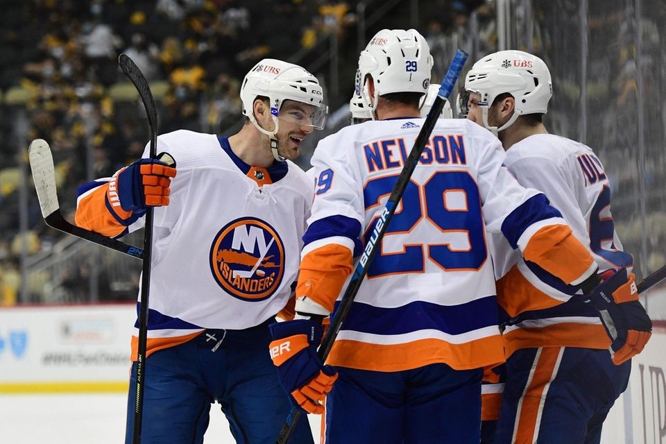 Scott Mayfield #24 of the New York Islanders
