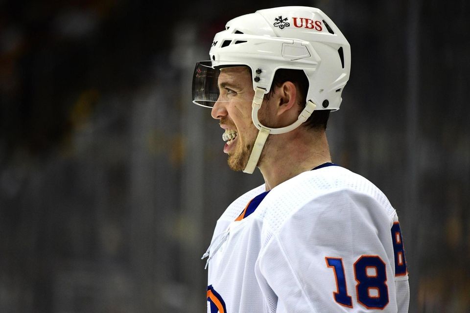Anthony Beauvillier #18 of the New York Islanders