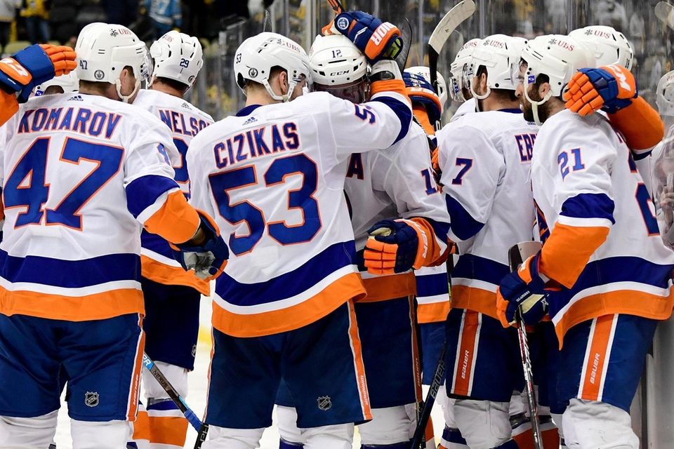 Casey Cizikas #53 of the New York Islanders