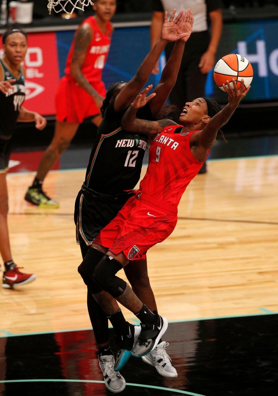 Michaela Onyenwere #12 of the New York Liberty