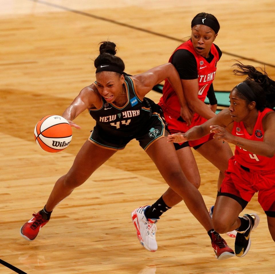 Betnijah Laney #44 of the New York Liberty