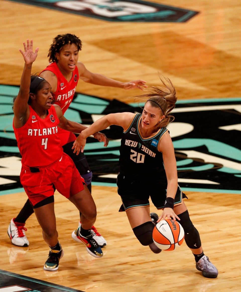 Sabrina Ionescu #20 of the New York Liberty